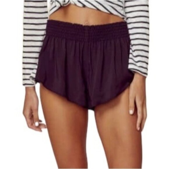 REVOLVE Blue Life Beach Bunny Shorts High Rise Waist Smocked Soft Black Size M - Picture 3 of 11